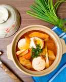 Canh kim chi cá hồi