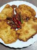 Filetes de pollo empanados a la barbacoa