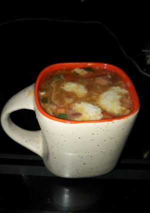 A picture of Tomato soup.