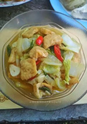 Foto resep Tumis Sawi Putih dan Tahu