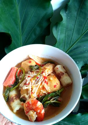 Foto resep Suki Kuah Tomyam (Sukiyaki/ Shabu-shabu/ Steamboat)