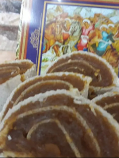 عکسی از دستور حلوا رولی ساده و خوشمزه😋