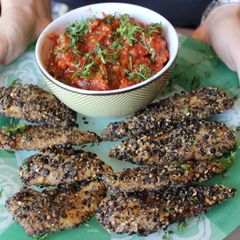 A picture of Pepper Crusted Chicken.