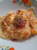 Carbonara instan with egg