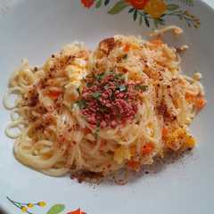 รูปของ Carbonara instan with egg