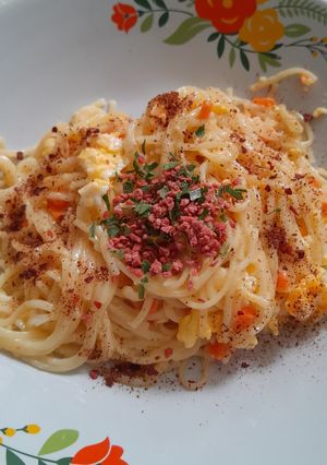 Foto resep Carbonara instan with egg