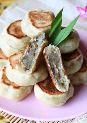 Foto resep Bakpia basah teflon isi kacag hijau