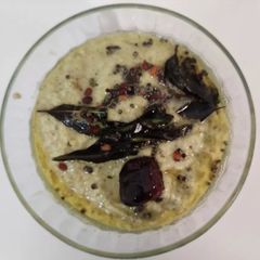 A picture of Snake gourd pulp chutney.