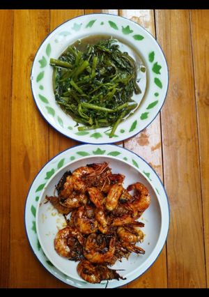 Foto resep Udang bakar madu