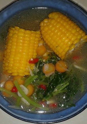 Foto resep Sayur bayam Alakadarnya 😂😝