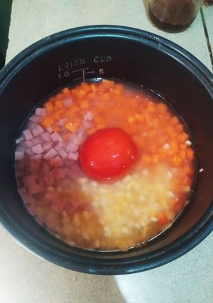 Foto resep Nasi gurih tomat rice cooker