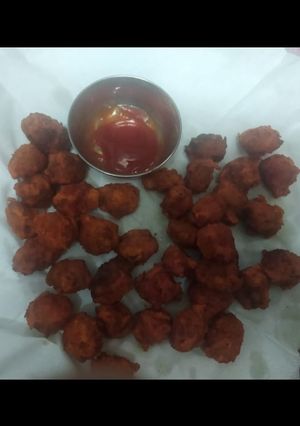 A picture of Soyabean pakoda.