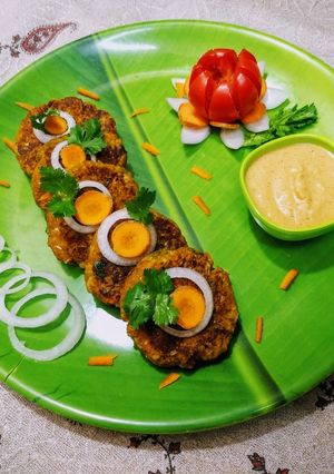 A picture of Vegetable cutlet /tikki.