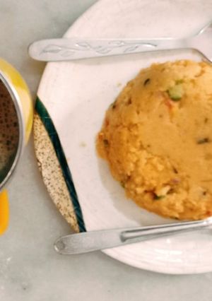 A picture of Vegetable Upma.