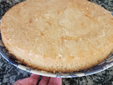 Bizcochuelo con mermelada de durazno