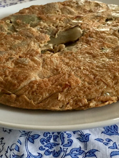 Una foto de Tortilla de alcachofa