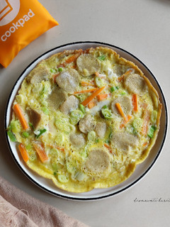 Foto resep Telur Dadar Bakso Wortel