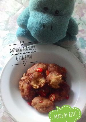 Foto resep Mendol nampol gaya baru😋😝😋