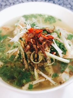 Hình của món Bánh canh chả cá.