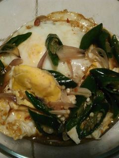 Foto resep Telor ceplok cabe ijo