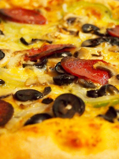Una foto de Pizza casera