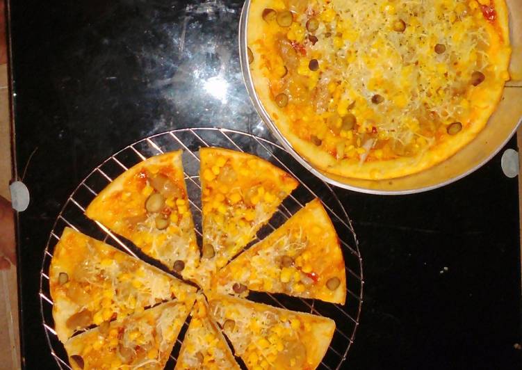Cara Gampang Membuat Pizza irit ekonomis #beranibaking Anti Gagal