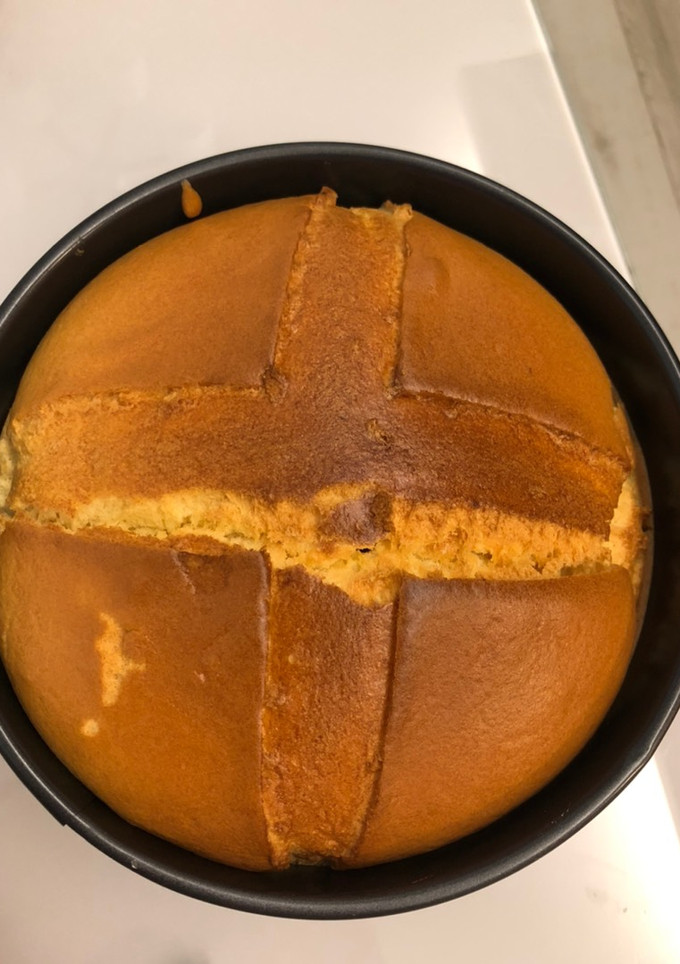 氣炸戚風蛋糕 的食譜成品照片