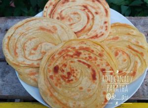 Foto resep Roti Canai / Paratha Bread (no rendaman minyak, step by step)