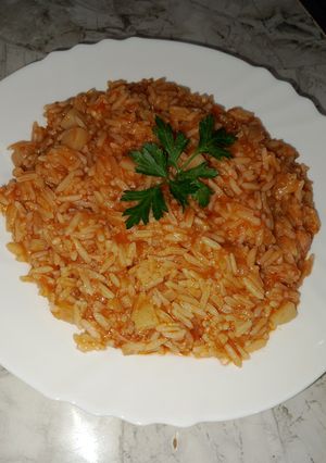 صورة لوصفة 🍚 أرز بالخضار والتونة