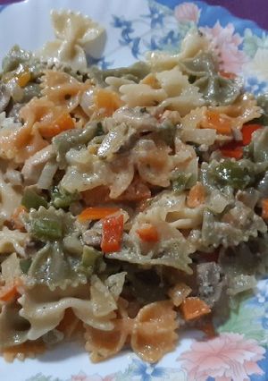 Foto principal de Farfalle con verduras