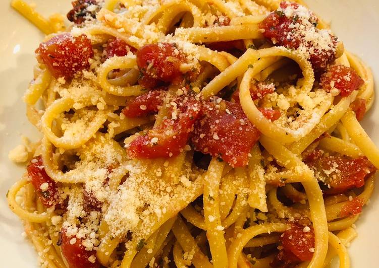 Quick Linguine Arrabbiata