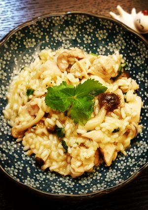 野菇雞肉燉飯 的食譜成品照片