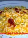 Risotto con Zucca, Pomodori Secchi Sottolio e Granella di Pistacchio di Bronte
