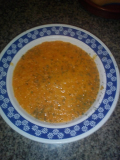 Una foto de Puré de calabacín con zanahoria