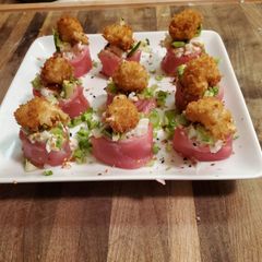 A picture of Vavo's Ahi Sliders.
