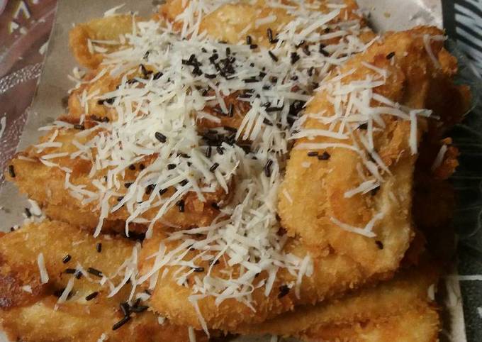 Pisang pasir renyah / pisang goreng crispy