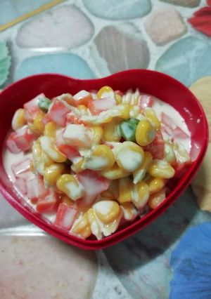 รูปของ Tuna corn salad...กินผักรักสุขภาพ5