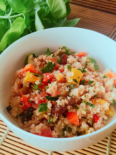Una foto de Tabbule de quinoa integral
