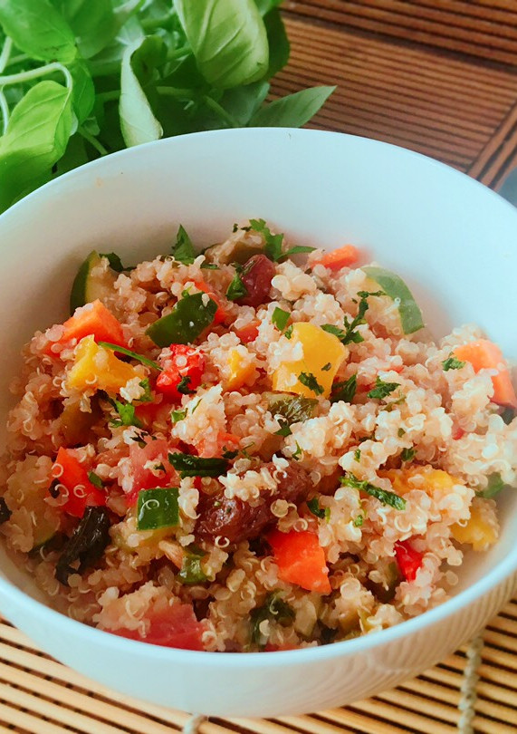 Una foto de Tabbule de quinoa integral