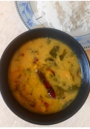 A picture of Moong Masoor Dal Palak.