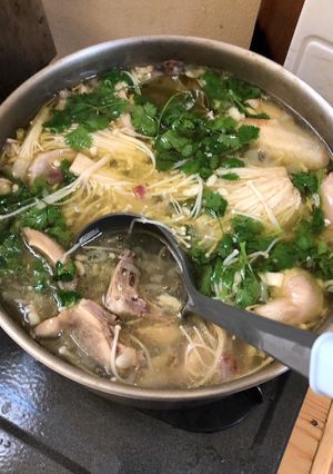 Foto resep Sop ayam tomyam bening