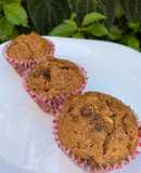 Muffins con pasas y frutos secos