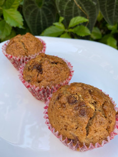 Una foto de Muffins con pasas y frutos secos