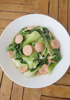 Foto resep Tumis Pokcoy Sosis Saus Tiram