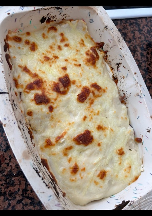 Una foto de Lasaña de carne y verduras