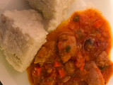 Ugali and Chicken stew
