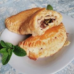 A picture of Oregano Meat pies #kidsfavorite#themechallenge.