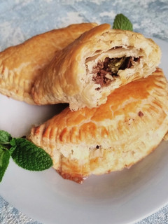 A picture of Oregano Meat pies #kidsfavorite#themechallenge.