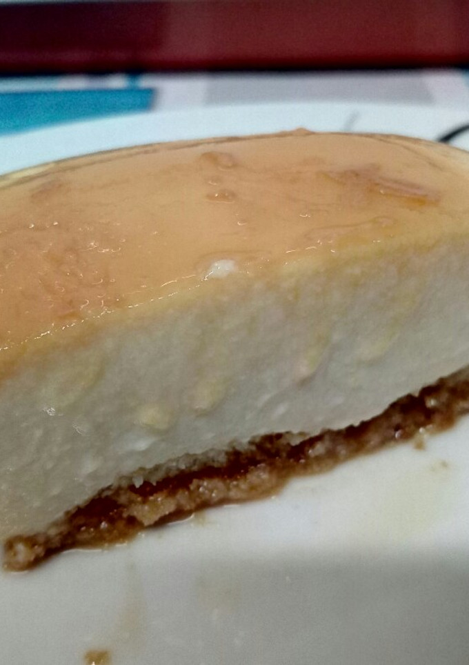 Una foto de Tarta de Queso sin horno y con caramelo