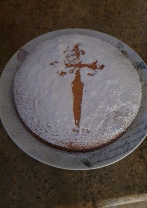 A picture of Tarta de Santiago.